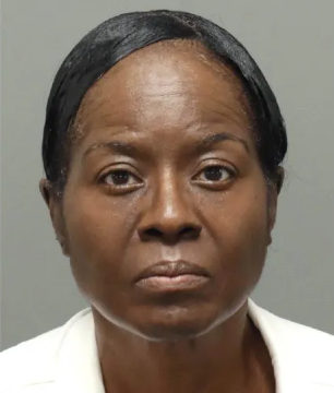 A mugshot of Gwendolyn White.