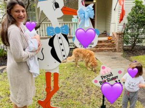 Christa Gilley and children in an Instagram photo.
