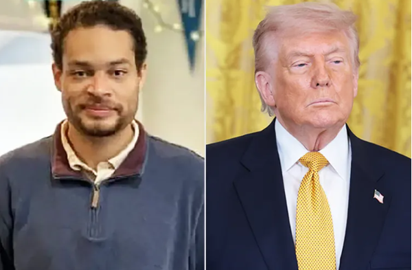 Cole Allen and Donald Trump