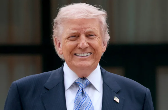 Donald Trump in Beijing on May 15, 2026.