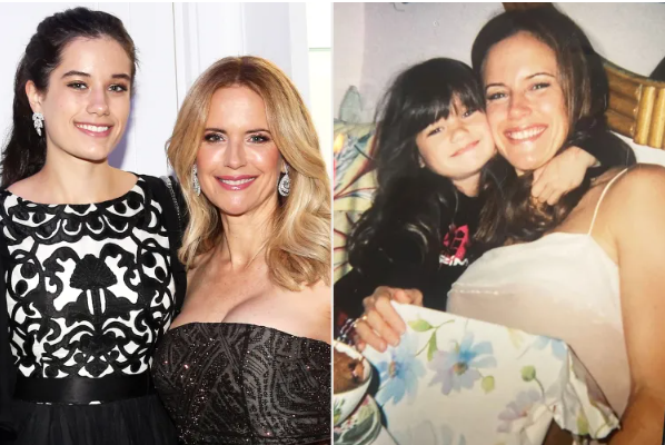 Kelly Preston and daughter Ella Bleu Travolta.