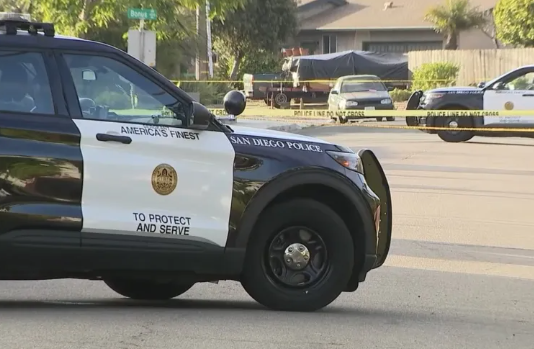 Police vehicle in San Diego.