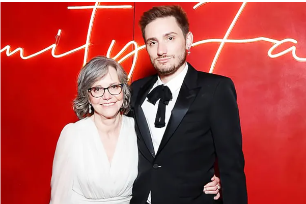 Sam Greisman and Sally Field at the Vanity Fair Oscar Party in 2024.