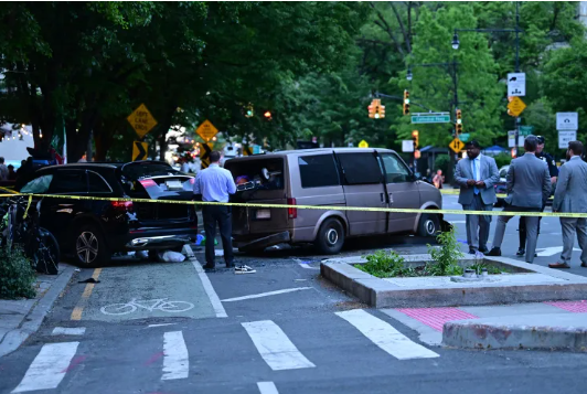 Scene of the incident in New York City on May 15, 2026.